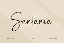 Sentania - Handwriting Font