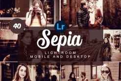 Sepia Mobile and Desktop PRESETS