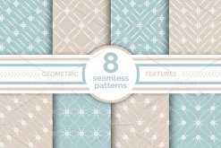 Set of seamless backgrounds