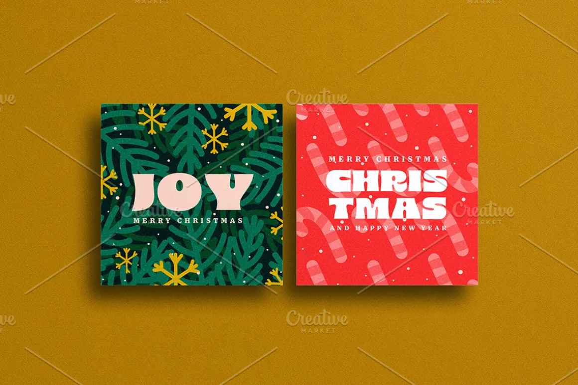 Set of 20 Christmas background