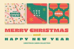 Set of 20 Christmas background