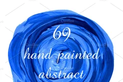 Set of 69 hand painted textures