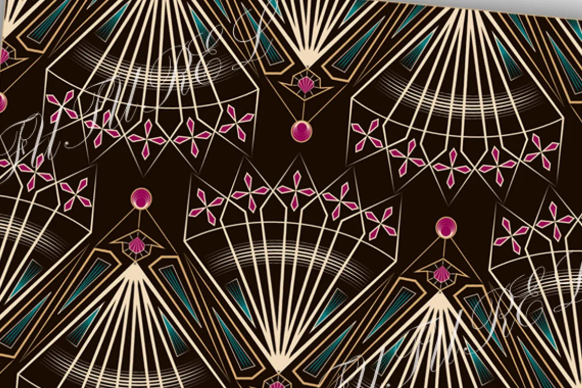 Set prints Art Deco №3