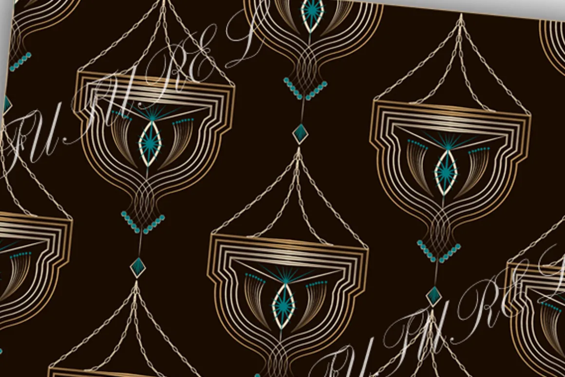 Set prints Art Deco №3