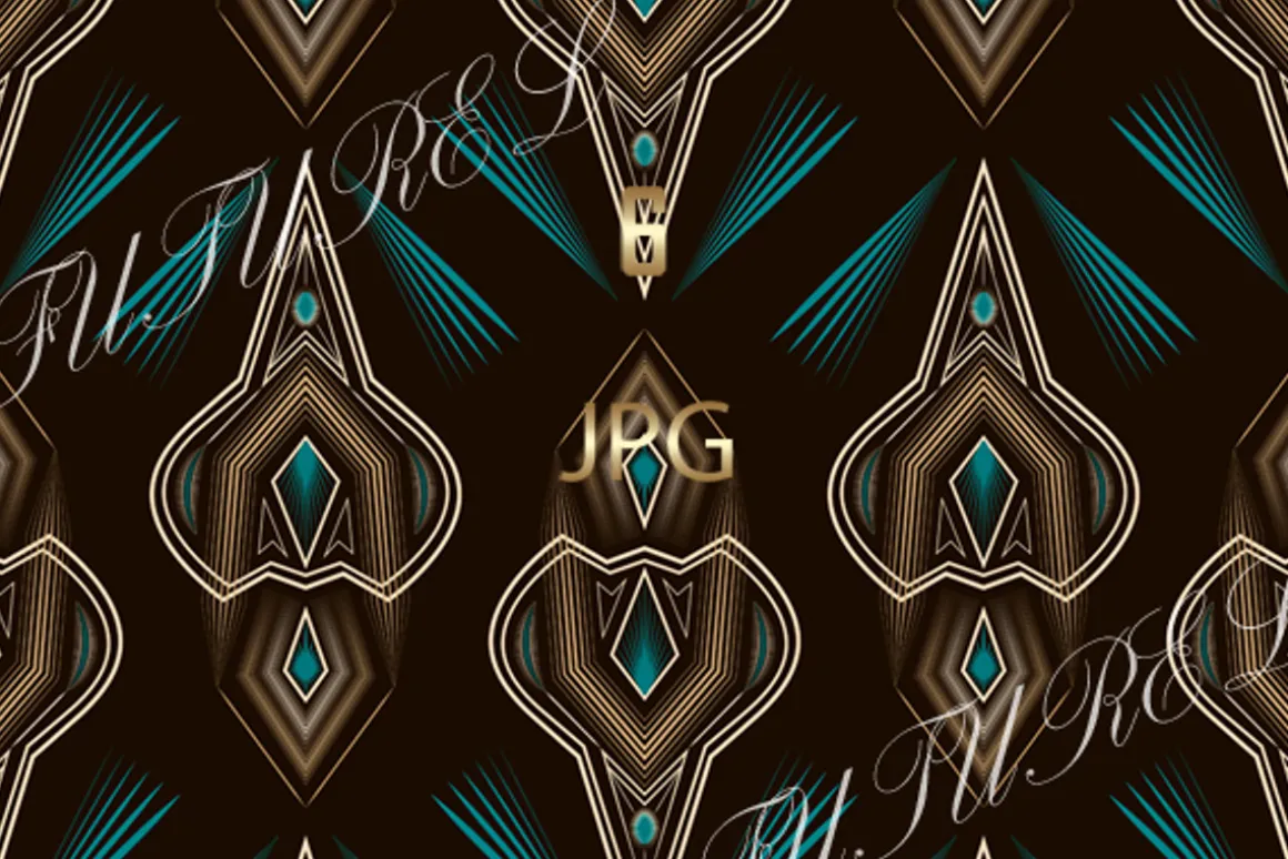 Set prints Art Deco №3