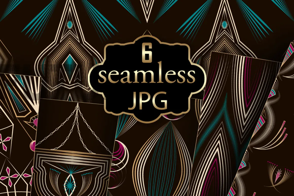 Set prints Art Deco №3