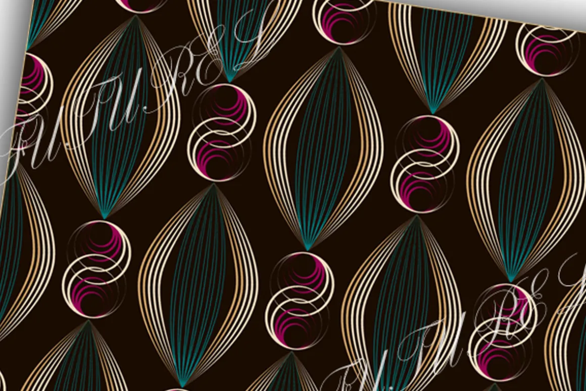 Set prints Art Deco №3