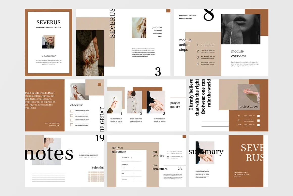 Severus - Workbook Planner Template
