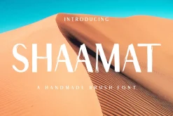 Shaamat Brush Font