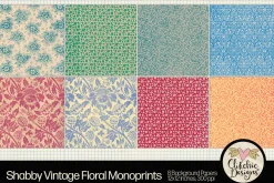 Shabby Vintage Floral Backgrounds