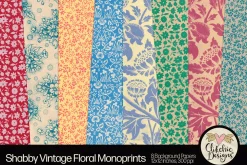 Shabby Vintage Floral Backgrounds