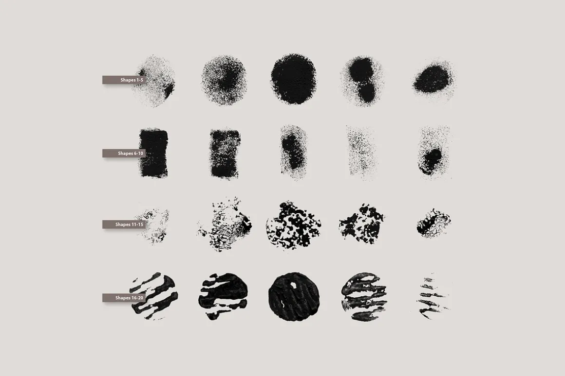Shapes & Grains for Brush Creators
