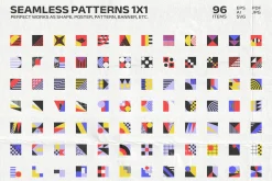 318 Shapes Patterns Posters Part 1