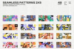 318 Shapes Patterns Posters Part 1