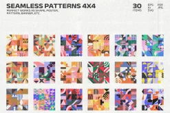 318 Shapes Patterns Posters Part 1