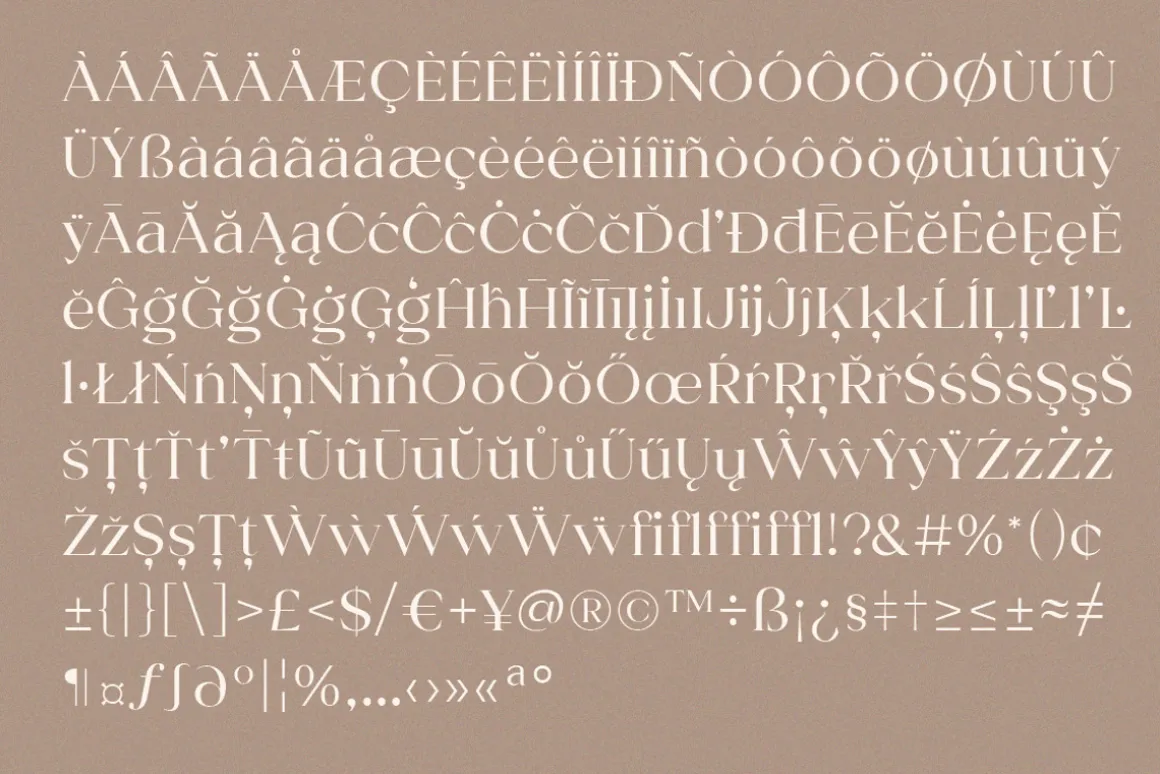 Shavina Serif Typeface