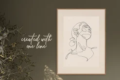 SHE - One line art women set