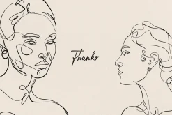 SHE - One line art women set