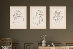 SHE - One line art women set