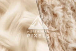 12 Sheep Wool Digital Paper Textures
