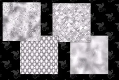 Shimmering Silver Digital Paper