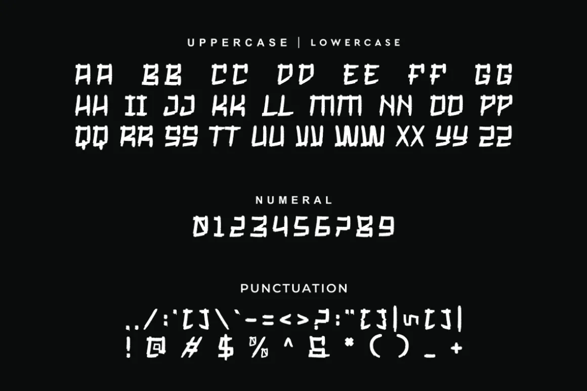 Shinre - Japanese Font