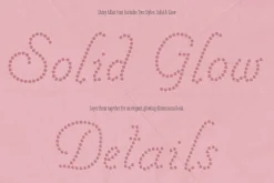 Shiny Affair Romantic Dots Font