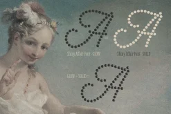 Shiny Affair Romantic Dots Font