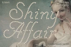 Shiny Affair Romantic Dots Font