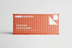 Shipping Container Mockup