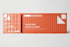 Shipping Container Mockup