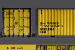 Shipping Container Mockup