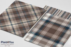 #35 Shirt Plaid Patterns EPS + JPG