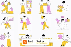 Shopping Illustration Pack