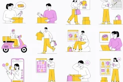 Shopping Illustration Pack