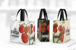 Short Handle Eco Shopping Bag Mockup