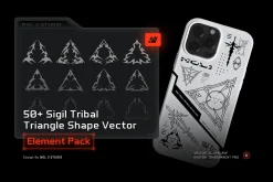 Sigil Tribal Triangle Vector Pack