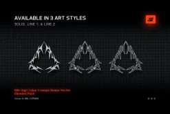Sigil Tribal Triangle Vector Pack