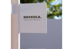 Sign logo mockup vol. 04