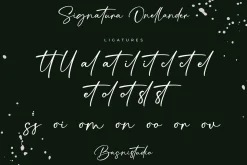 Signatura Onellander Handwritten