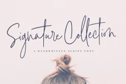 Signature Collection Script Font