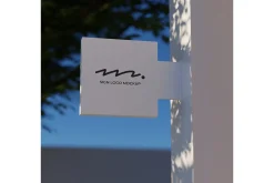 Sign logo mockup vol. 03