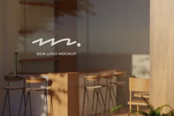 Sign logo mockup vol. 03