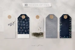 200+ Silent Christmas watercolor set