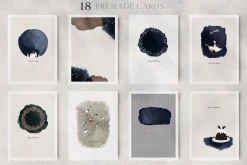 200+ Silent Christmas watercolor set