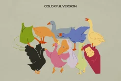 Silly Goose: Hand Drawn Illustration