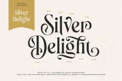 Silver Delight Modern Serif