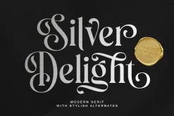 Silver Delight Modern Serif