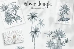 Silver Jungle. Animals & Nature