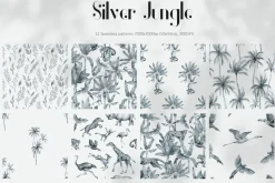 Silver Jungle. Animals & Nature
